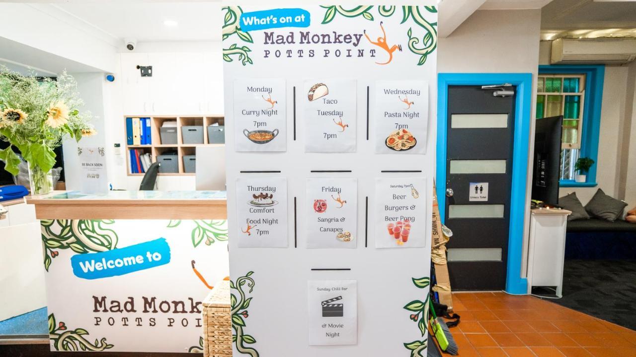 Albergue Mad Monkey Potts Point Sídney Exterior foto